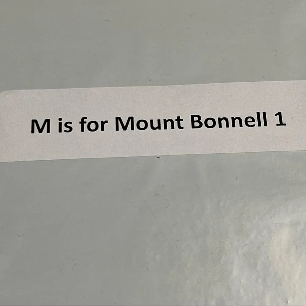 The North Face up note